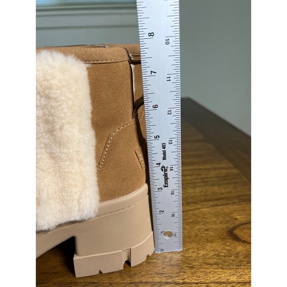 UGG Brown and Cream Fur Ankle Booties - Picture 10 of 10